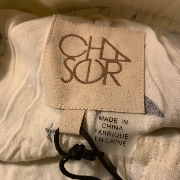 Chaser Black Stars Print Lounge Cargo Jogger Sweatpants Size Medium - Picture 9 of 9